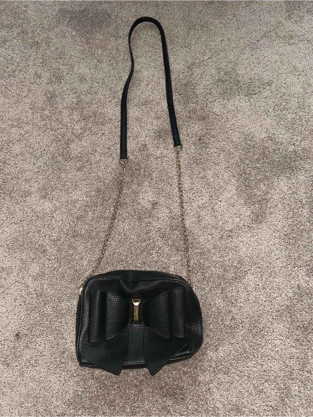 New Black Bow Crossbody Shoulder Bag